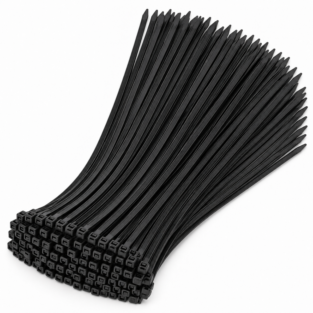 11-Inch UV Resistant Black Multi-Purpose Zip Tie – 75 lb Tensile Strength