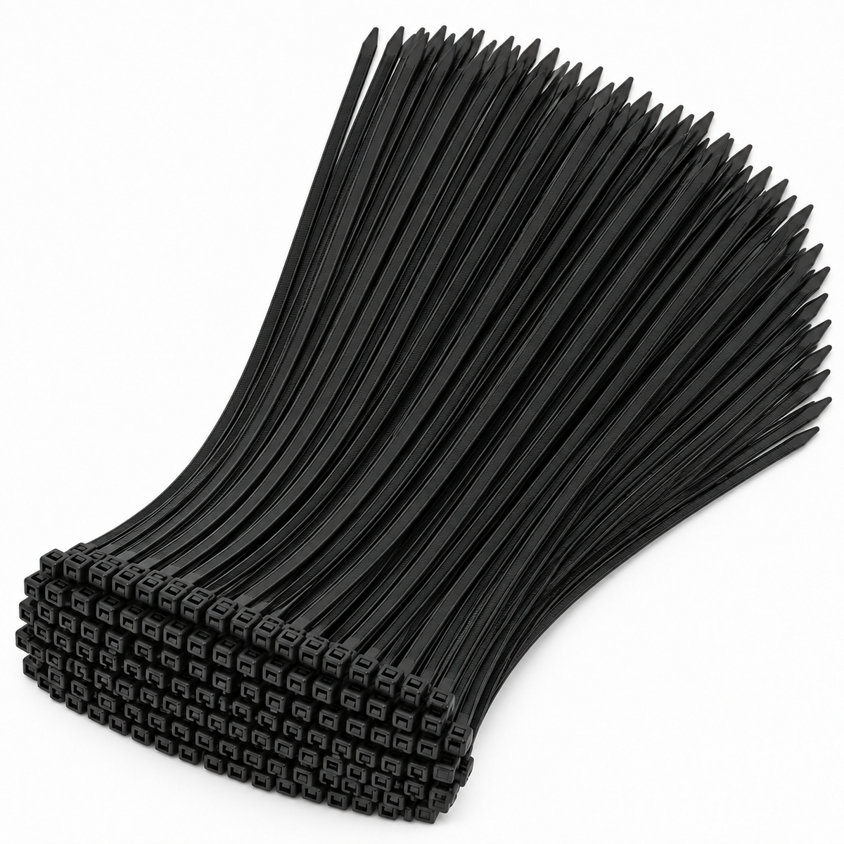 11-Inch UV Resistant Black Multi-Purpose Zip Tie – 75 lb Tensile Strength